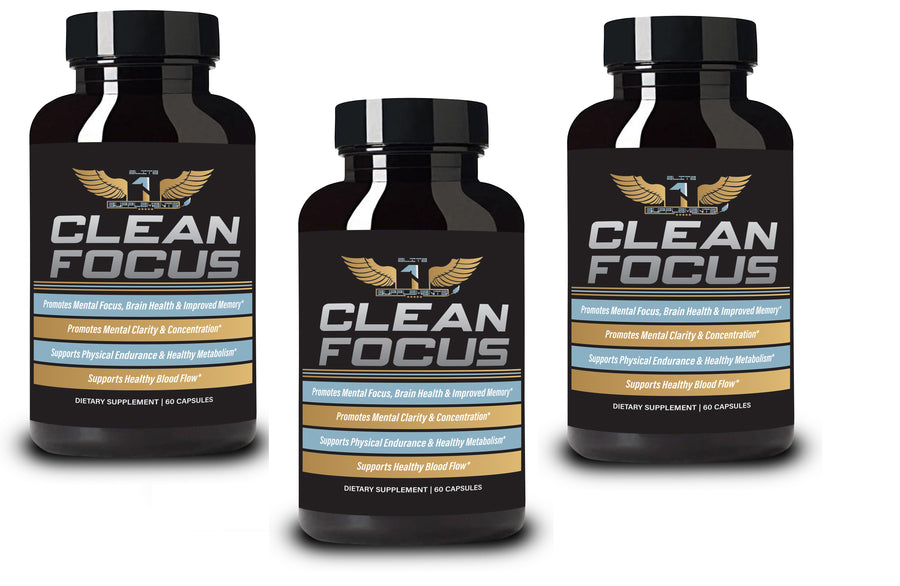 3 Month  CLEAN FOCUS - Memory , Clarity and Concentration